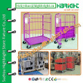 folding metal roll cage trolley